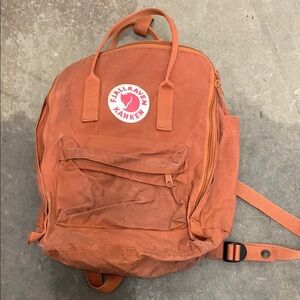 Fjallraven Orange Backpack